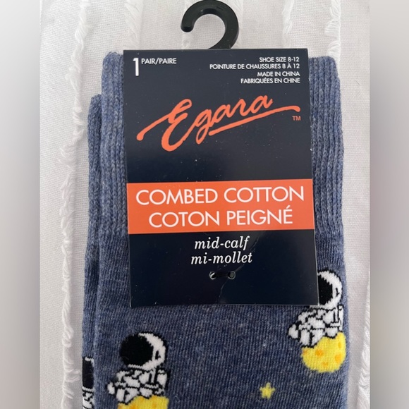 Astronaut moon skater socks - Picture 2 of 4